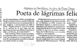 Poeta de lágrimas felices  [artículo].