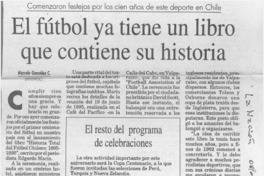 El fútbol ya tiene un libro que contiene su historia  [artículo] Marcelo González C.