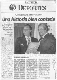 Una historia bien contada  [artículo] Oscar Araya.