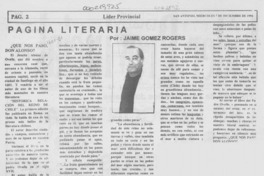Página literaria