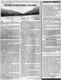 Discurso (Petrouve) desde el río Baker