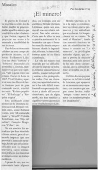 El minero!  [artículo] Abelardo troy.