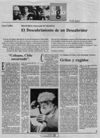 El descubrimiento de un descubridor  [artículo].