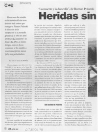 Heridas sin cicatrizar  [artículo] Gustavo Almería.