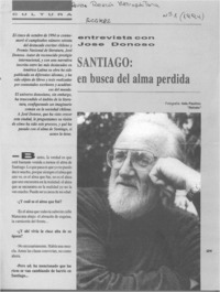 Santiago, en busca del alma perdida  [artículo].