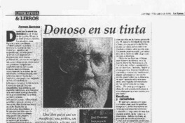 Donoso en su tinta
