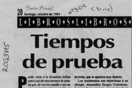 Tiempos de prueba