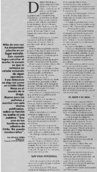 José Miguel Vallejo "No tengo tiempo para recordar a los que amo"