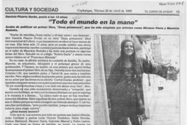 "Todo el mundo en la mano"