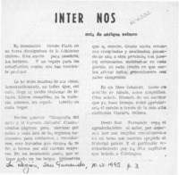 Inter Nos  [artículo] Enrique Neiman.
