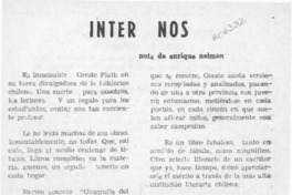 Inter Nos  [artículo] Enrique Neiman.