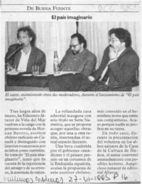El País imaginario  [artículo].