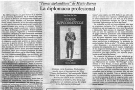 La diplomacia profesional