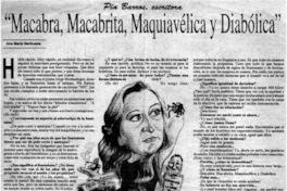 "Macabra, macabrita, maquiavélica y diabólica"