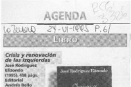 Crisis y renovación de las izquierdas  [artículo] Lina Meruane.