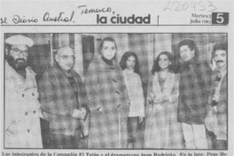 Nueva presentación de la obra de dramaturgo Juan Radrigán