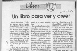 Un Libro para ver y creer  [artículo].