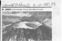 Volcán San José amenaza a Santiago  [artículo].