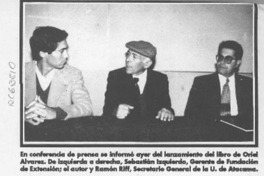 Oriel Alvarez presentará hoy su investigación "Huasco de cobre"  [artículo].