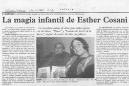 La Magia infantil de Esther Cosani  [artículo].
