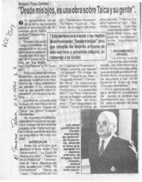 "Desde mis ojos, es una obra sobre Talca y su gente"  [artículo].