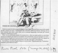 Voces de Osorno  [artículo] A. S.