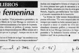 Lupa femenina  [artículo] Antonio J. Salgado.