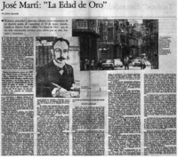 José Martí, "La edad de oro"