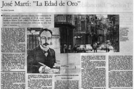 José Martí, "La edad de oro"