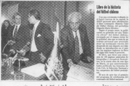 Libro de la historia del fútbol chileno  [artículo].