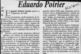 Eduardo Poirier  [artículo] A. Simpson T.