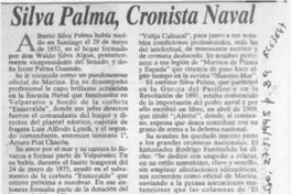 Silva Palma, cronista naval  [artículo] A. Simpson T.