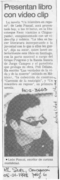 Presentan libro con video clip  [artículo].