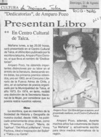 Presentan libro  [artículo].