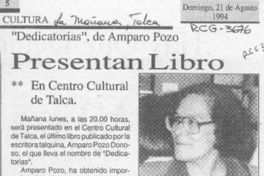 Presentan libro  [artículo].