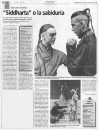 "Siddhartha" o la sabiduría