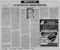 Narrativa de Antonio Skármeta  [artículo] Jaime Gómez Rogers.