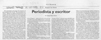 Periodista y escritor  [artículo] Antonio Rojas Gómez.