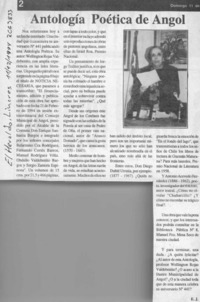 Antología poética de Angol  [artículo] E. M.