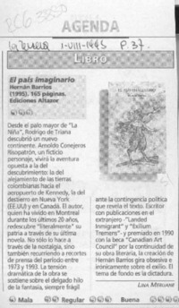 El país imaginario  [artículo] Lina Meruane.