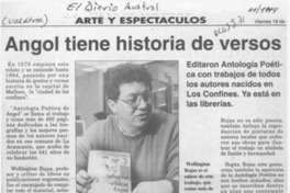 Angol tiene historia de versos  [artículo].