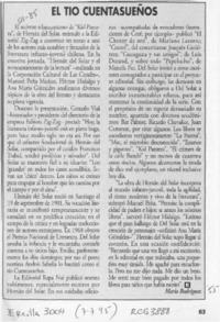 El tío cuentasueños  [artículo] Mario Rodríguez.