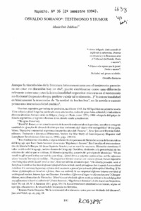 Osvaldo Soriano, testimonio y humor  [artículo] María Inés Zaldívar.
