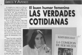 Las verdades cotidianas  [artículo] Marisol Moreno del Canto.