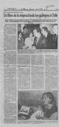 Un Libro de la migración de los gallegos a Chile  [artículo].