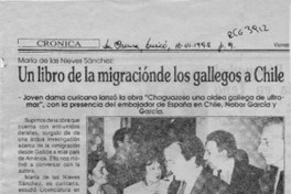 Un Libro de la migración de los gallegos a Chile  [artículo].