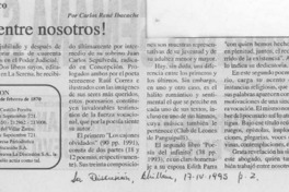 Vivió entre nosotros!  [artículo].