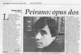 Peirano, opus dos  [artículo] Enrique Volpe.