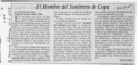 El hombre del sombrero de copa  [artículo] H. R. Cortés.