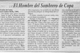 El hombre del sombrero de copa  [artículo] H. R. Cortés.